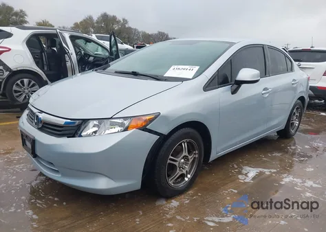 2012 Honda Civic Lx z USA, uszkodzony, nr VIN 2HGFB2F56CH502080